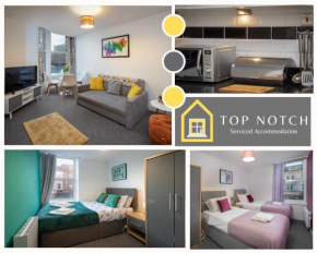2 Bedroom Apartment at Blackpool , Top Notch Serviced Accommodation , Free WiFi